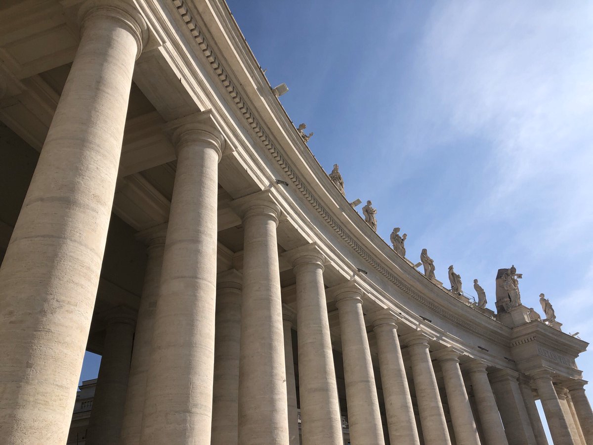 The four photos of the great buildings within St. Peter Square. They all stand ever so tall as I’ve visited the area, giving me the feeling that I have arrived somewhere grand and magical.