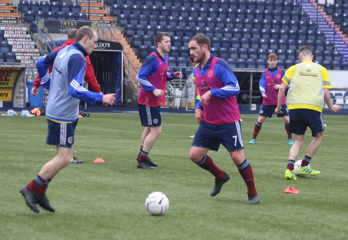 First class session at Falkirk Stadium today prior to Tuesday's friendly versus Camelon Juniors, back at the stadium. Great effort from all the lads. Ideal conditions, too!
<a href="/ScotAmFA/">Scottish Amateur FA</a>