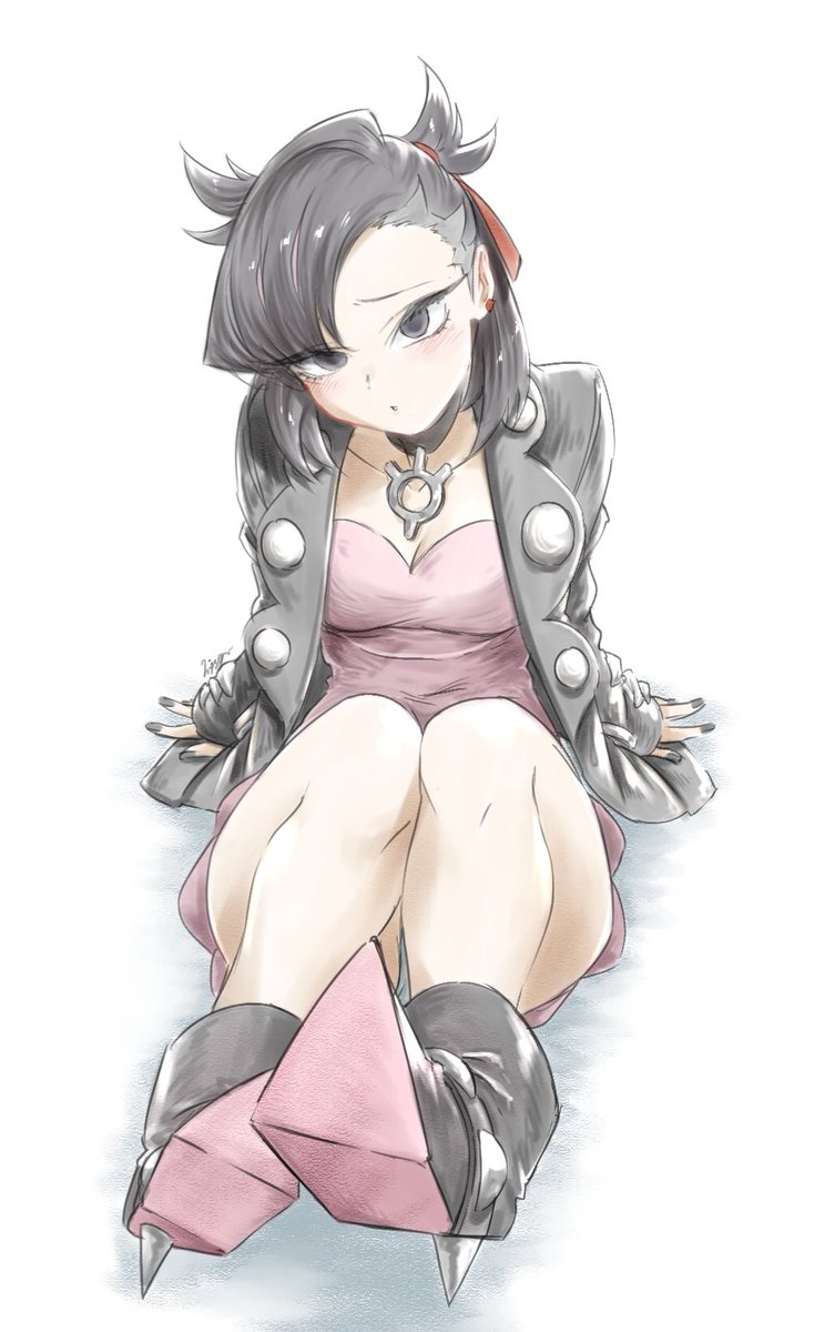 マリィ(ポケモントレーナー) 「古見さん×マリィ 」|Miのイラスト