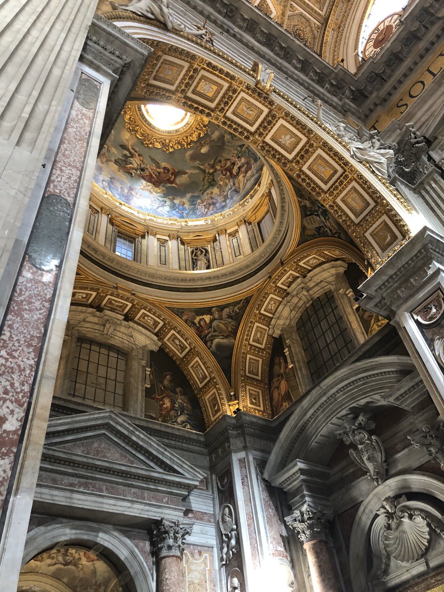 The 4 photos of the various beautiful features inside of St. Peter Basilica, which is the largest church in the world. Everything inside is full of gorgeous detail, almost making it feel like I have stumbled upon a new fascinating world. Truly a magical & wonderful experience.