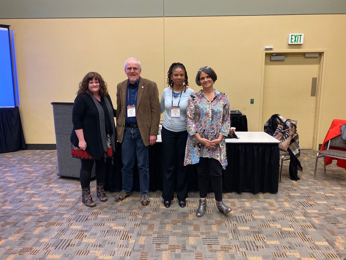 SGJCMSU's tweet image. .@SGJCMSU faculty members are already getting ready for @NatComm  #Indianapolis next year. But a big salute today to @MSUMPPD Professor Gregory Adamo and colleagues who presented last week "Baltimore Culture(s): Re-Framing an American City's Identity Through the Power of