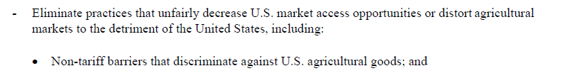 This is what the US wants - the Conservatives are implying they will not meet these demands, but not actually saying that - so the suspicions will continue that they'll be happy to sign up and explain away their words later