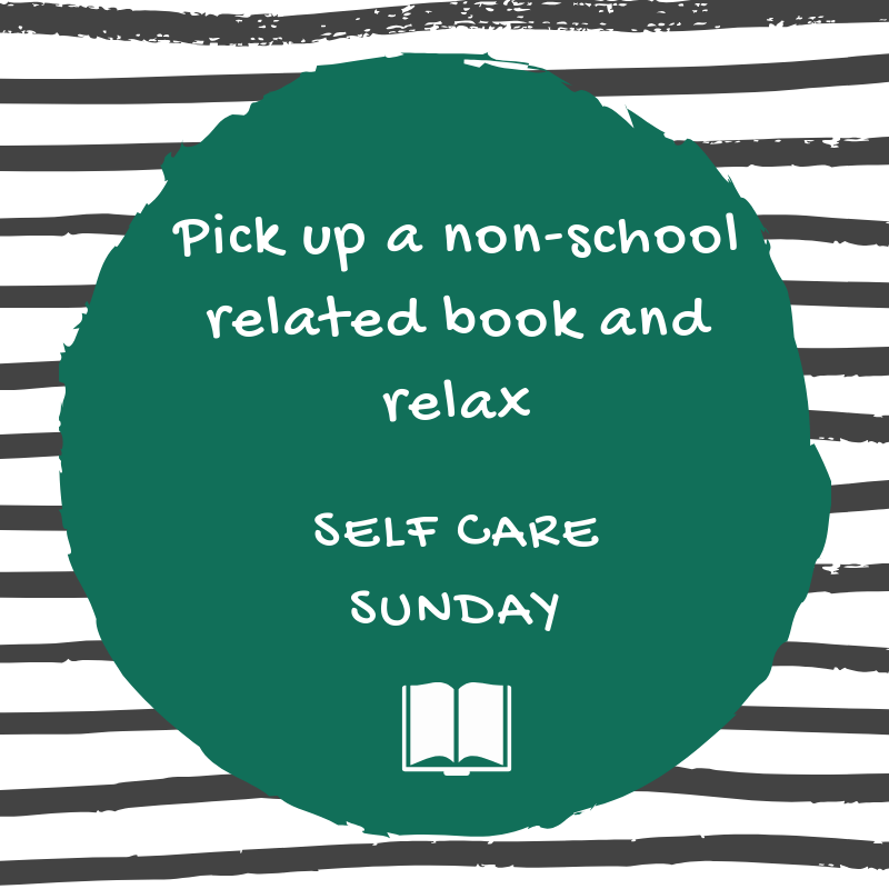 sarp_bu's tweet photo. SELF-CARE SUNDAY
----This Thanksgiving Break pick up a non-school related book and take a break from school. Have a Great Thanksgiving Break! https://t.co/1GWVJyibDc