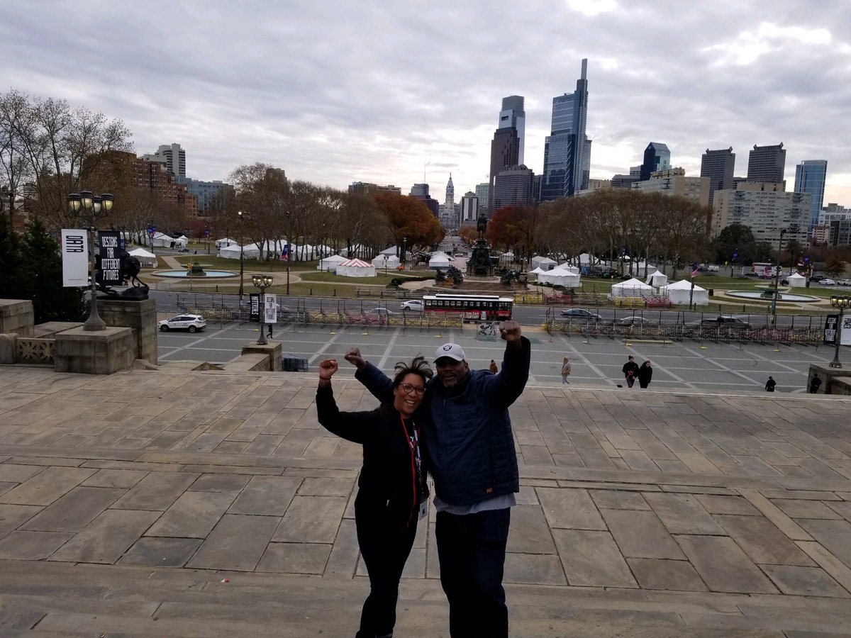 recosuave's tweet photo. When in the City of Brotherly Love let out your inner Rocky, have heart and courage to conquer what others think is impossible. #stairsthatRockyran #yoAnthony https://t.co/CDsNf9XzNl
