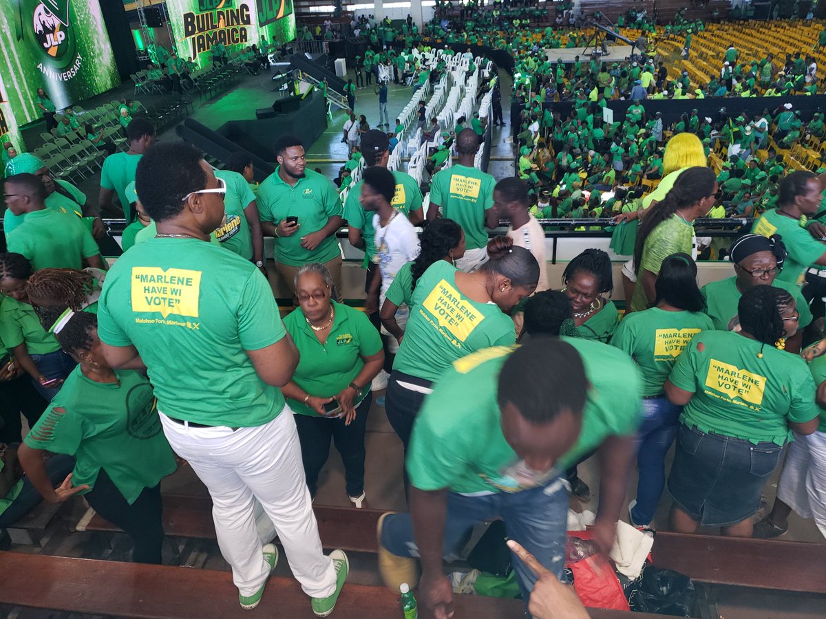 #StJamesWC in the #NationalArena for @jlpjamaica #JLP76 #AllIslandConference