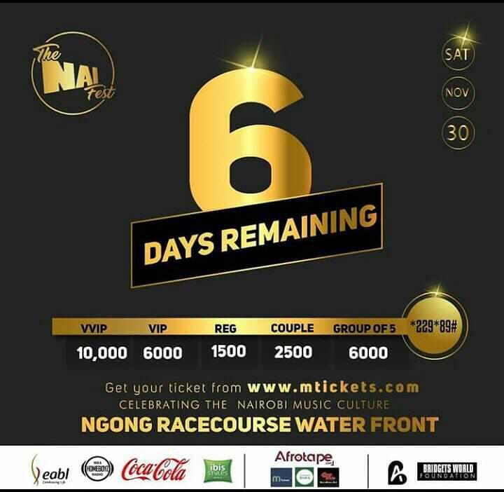 Senseijerry3's tweet photo. Its almst here
Usiachwe nyuma morio
#TheNaifest
@MticketOfficial https://t.co/5qpeoBRuD4