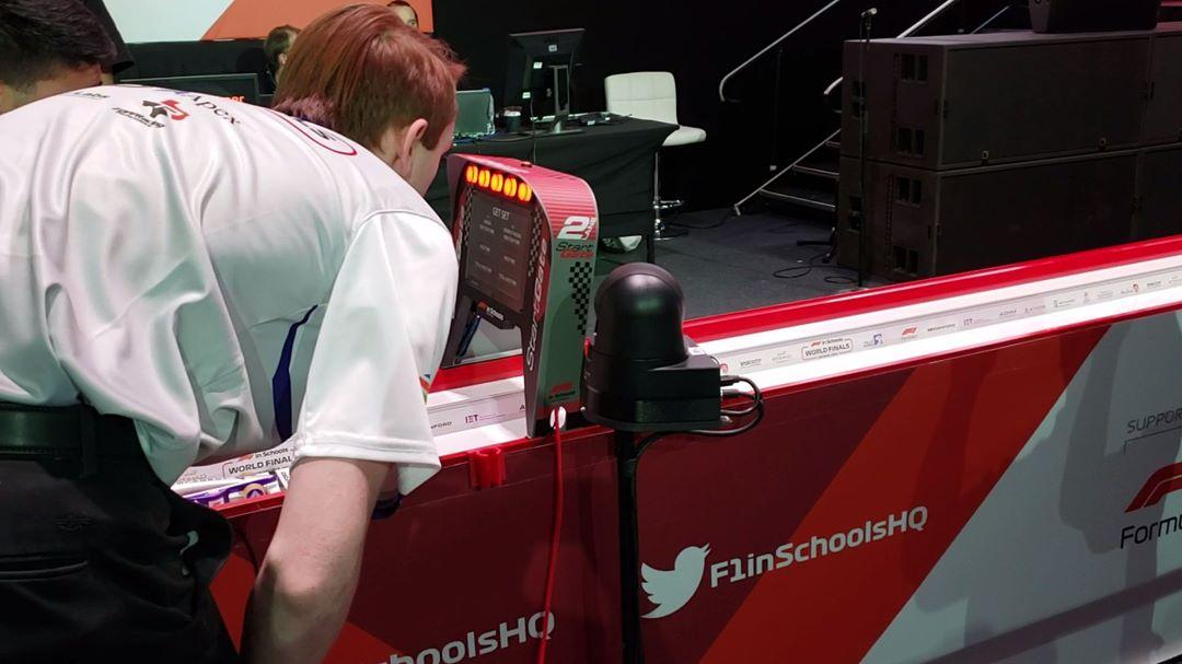 ghslegacyracing's tweet image. Day one of races, we got the fastest trigger finger on this side of the Mississippi🤠
#f1swfmoment
#abudhabi2019
#f1inschoolsworldfinals2019
#f1synergyracing