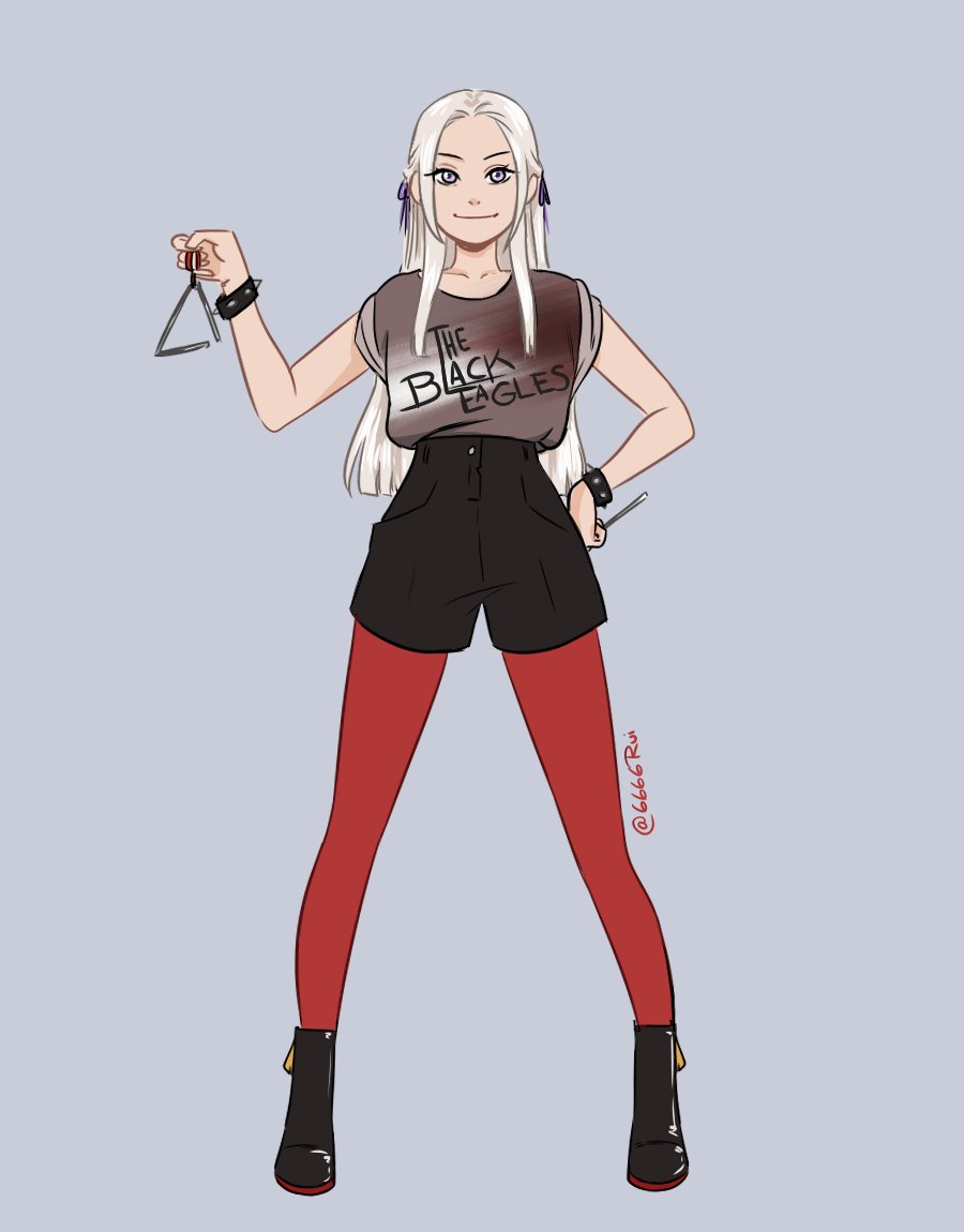 Modern garage band AU! ft. the Black Eagles girls ✨

#fe3h #FireEmblemThreeHouses