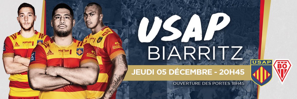 usap_officiel's tweet photo. RDV à Aimé Giral, pour @usap_officiel vs @BOPBweb , le jeudi 5 décembre à 20h45 ! #USAP #USAPBOPB 
Merci au 9352 supporters présents aujourd'hui !! https://t.co/rCTLh7Kn4X