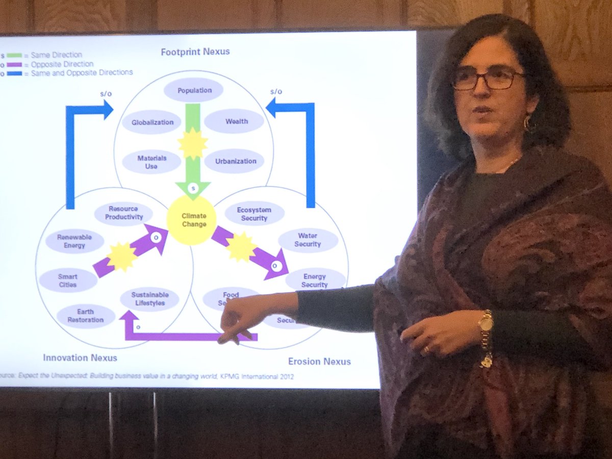 Brandelevation's tweet photo. Dr Shima Barakat outlines the Importance of making an impact in respect of sustainability #valuesdoc #MAKEit #EntEd https://t.co/fAYD7lSsQV