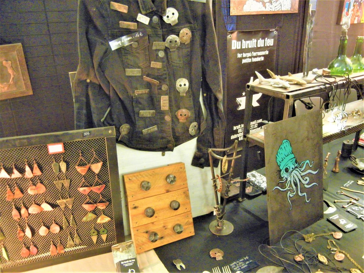 L'atelier de forge du bruit du feu de Derval expose au marché des créateurs à #Châteaubriant cutt.ly/veVUdJh