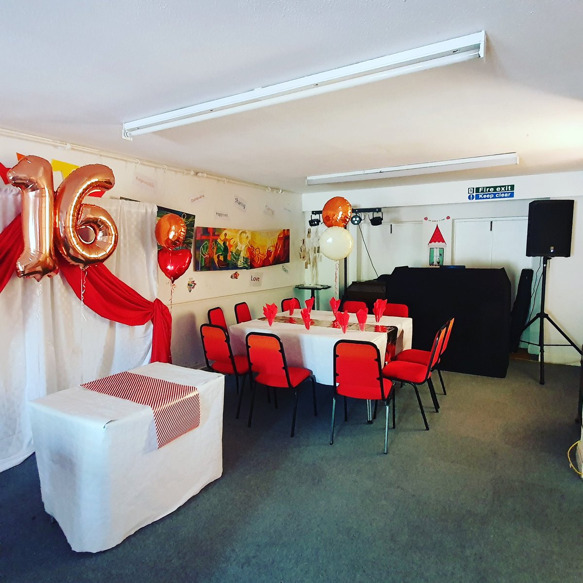 EventCameron's tweet image. DJ set up for a 16th Birthday party in Farnham