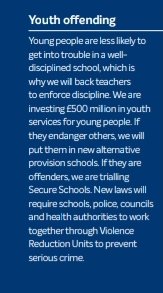 Question How will they back teachers enforcing discipline?Schools already have enough powers, what they are lacking is the resources and we know that 83% of schools will still face real cuts.We also need the services that support struggling families restored. #VoteEducation