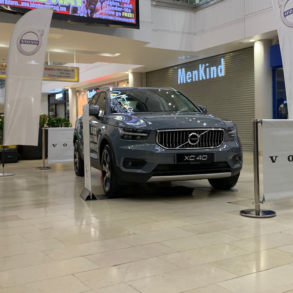 TMSMotorGroup's tweet photo. Come and see the stunning Volvo XC40 whilst you’re shopping in Highcross Leicester this week! #xc40 #volvo #tmsmotorgroup #highcrossleicester #christmasshopping #newcar #tmsleicester https://t.co/k7O3gjZg8f