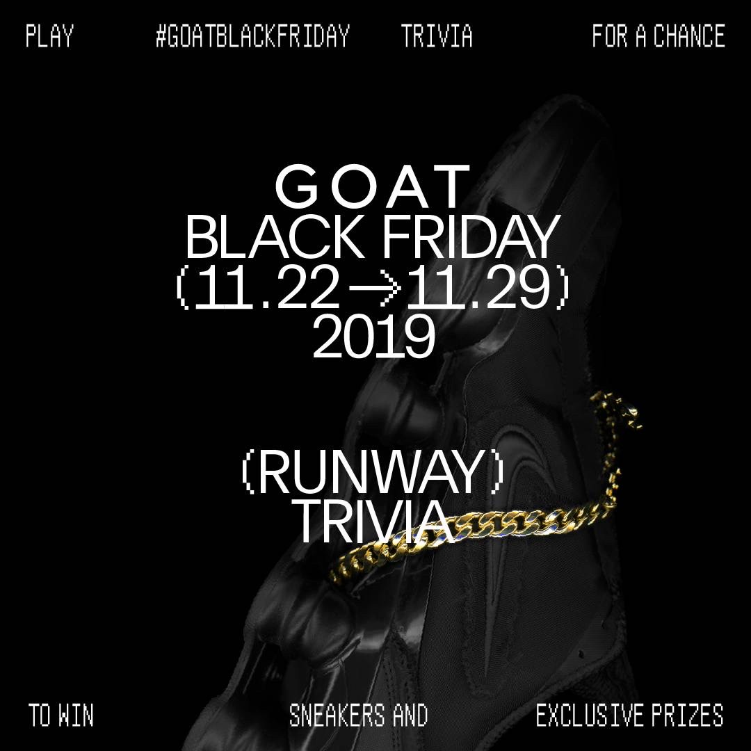 codinginformer's tweet image. Test your sneaker knowledge and join me in playing #GOATBlackFriday trivia! goat.app.link/fDrXPkn0l1