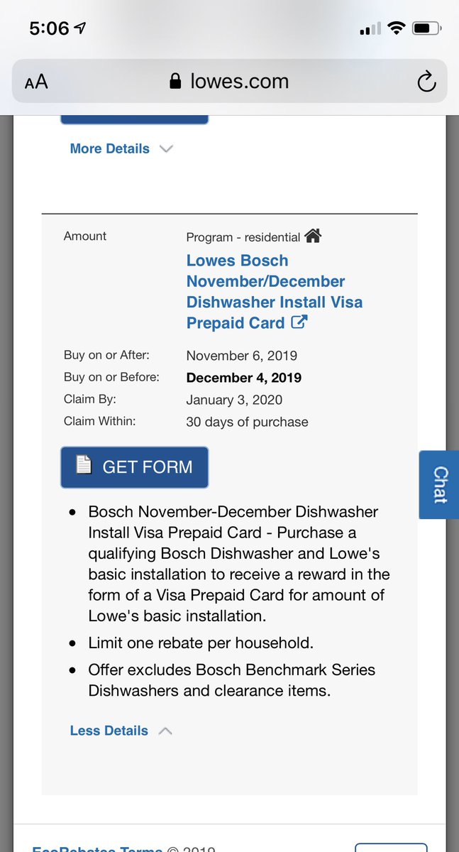 bosch dishwasher rebates 2019