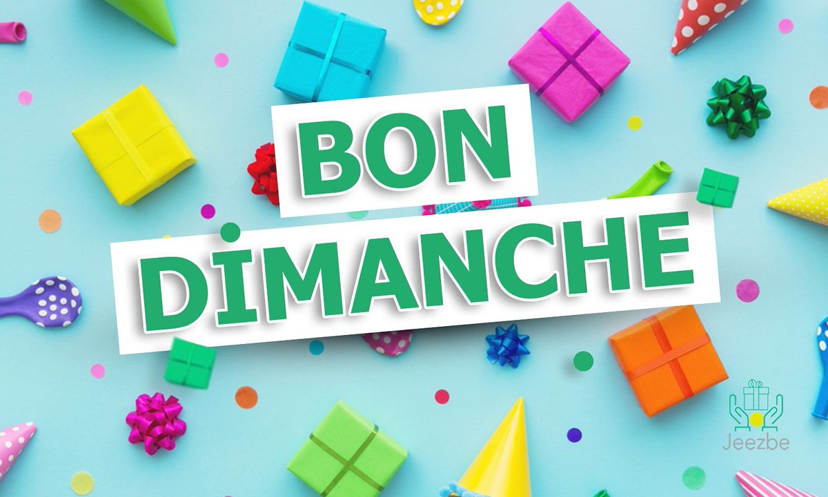 Bon dimanche à tous