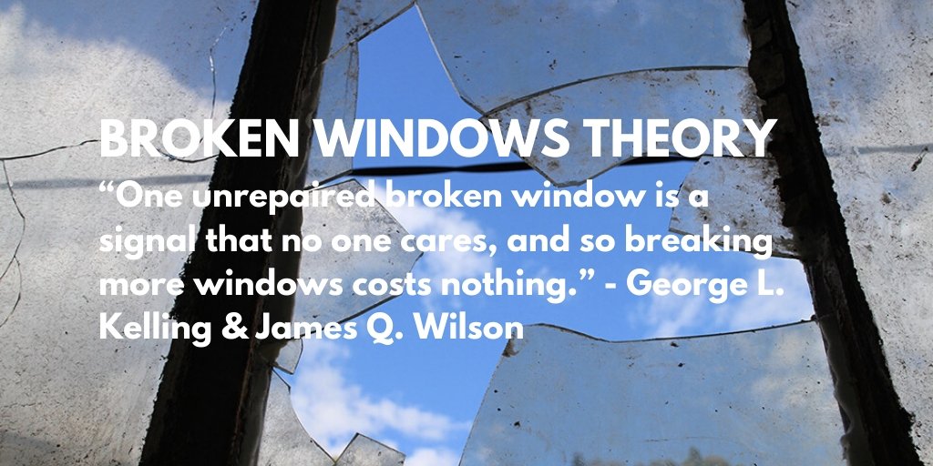 2/First, some history, 'Stop and Frisk' was born out of 'Broken Windows'. The genesis of this theory born in 1969. A psychologist Philip Zimbardo, left one car on a street in the Bronx and another on a street in Palo Alto, CA both with their hoods up and w/o license plates.