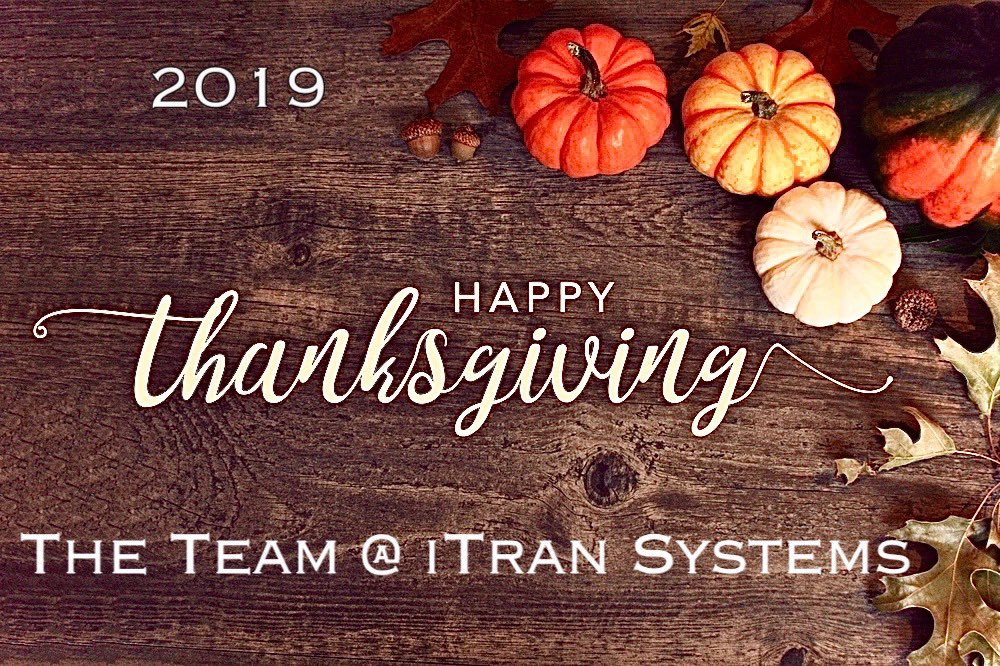 iTranSystems's tweet photo. Wishing everyone a safe and happy Thanksgiving! https://t.co/IyhXrD231w