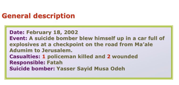 A police patrol car became suspicious of the parked car and when they saw the driver start to distance himself from it they went to investigate. When one of the policemen got out the bomber dove into the car and detonated the explosives. 1 killed and approximately 2 wounded.