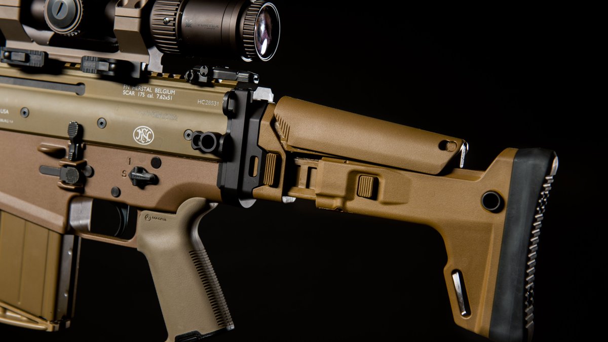 OpticsPlanet's tweet photo. Killer Deal Alert! Save 20% OFF NOW! 🔥
Enhance the stock of your SCAR platform rifle with a Kinetic Development Group Brown Adaptable Stock! | https://t.co/gBZKHGP5sE
#OpticsPlanet #KineticDevelopmentGroup #KDG #AdaptableStock https://t.co/uZWwkXnTAF