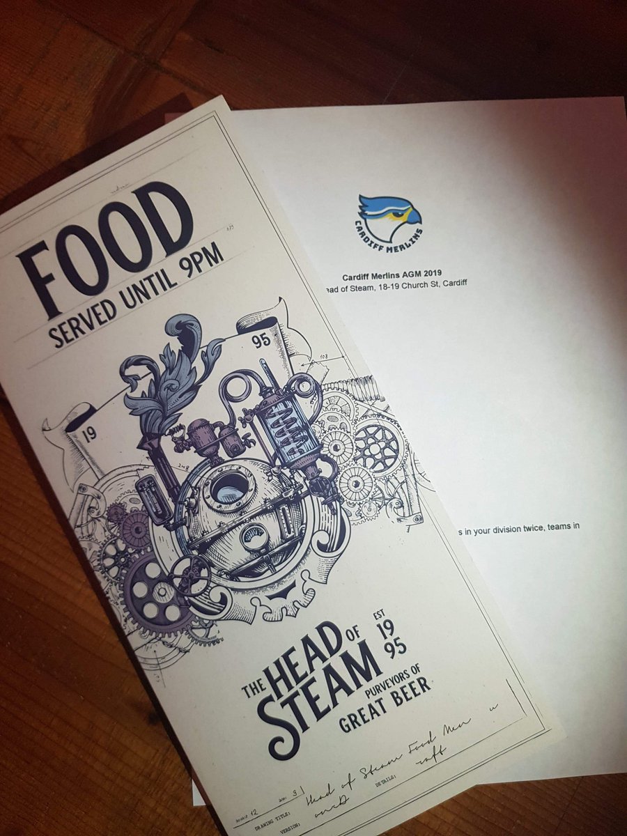 Thanks to <a href="/HOS_Cardiff/">Head of Steam Cardiff</a> for hosting out club AGM this afternoon. Great food, drinks, and sport... what more do you need!?
Looking forward to the year ahead with <a href="/swbleague/">South West & Wales Baseball League</a>!