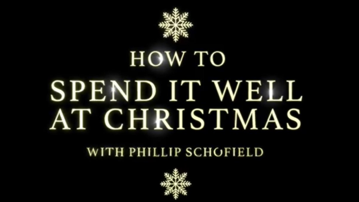 Schofe's tweet image. #howtospenditwell at Christmas is on in half an hour at 7 on @itv @WeAreSTV ... we’ve done all the work, so you don’t have to