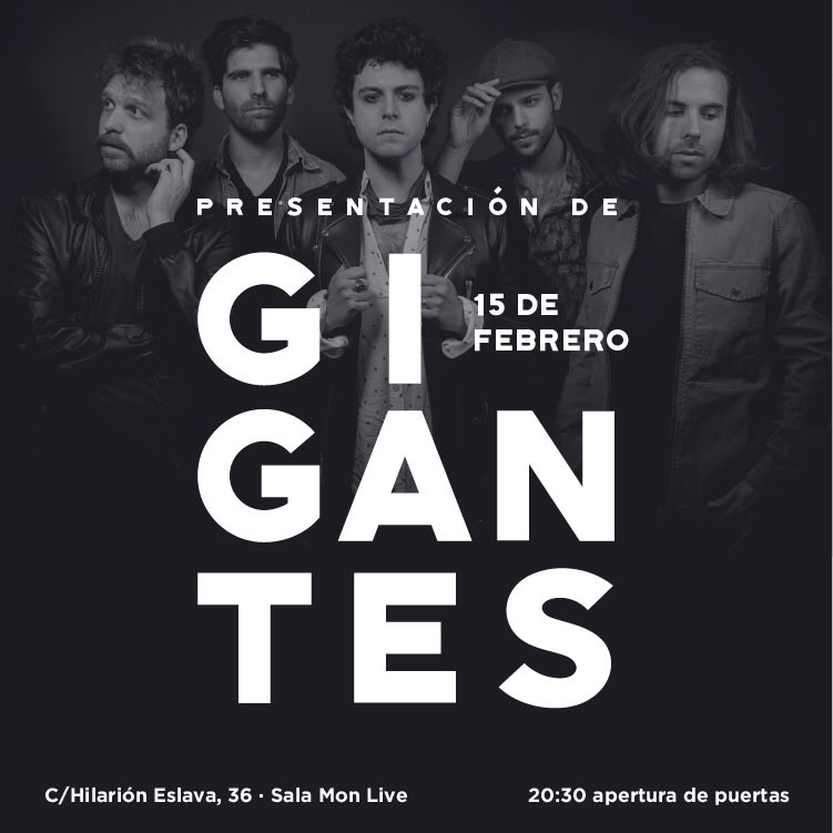 Playa Cuberris presenta su nuevo álbum: “Gigantes”. El show tendrá lugar el 15/02 en la <a href="/SalaMonMadrid/">Sala MON Live</a> . Link de venta en <a href="/wegowES/">wegowes</a> : wegow.com/es-es/conciert…