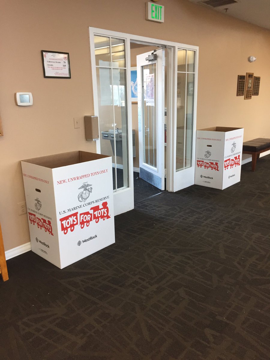 Donate to Toys for Tots in our clubhouse! #KemperSports #ToysForTots