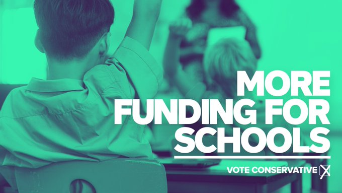 Empowering Equality of Opportunity£14bn extra funding for schoolsCement the Opportunity Areas programme to raise standards & support regenerationExpand more alternative provision schoolsDeliver more school places for children with complex Special Educational Needs