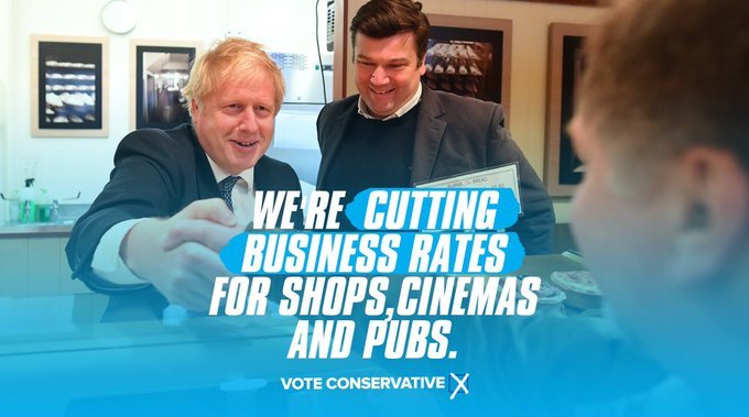 Pro-Business & Free-EnterpriseCut Business Rates for small retail businesses & for local music venues, pubs & cinemasInvesting in full fibre & gigabit-capable broadband to every business in the UKIncrease the Employment Allowance for small businesses