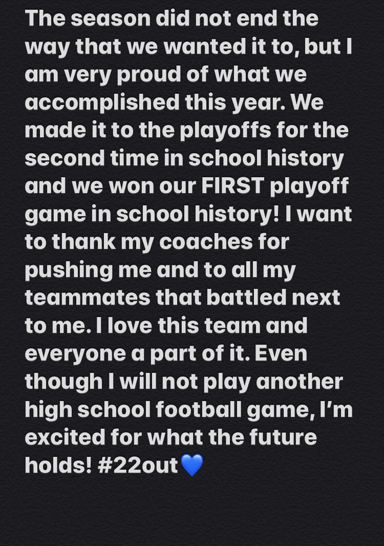 Huntjones05's tweet photo. Thank you Knights football @SFFootball2017 https://t.co/9AOzrDjGzS