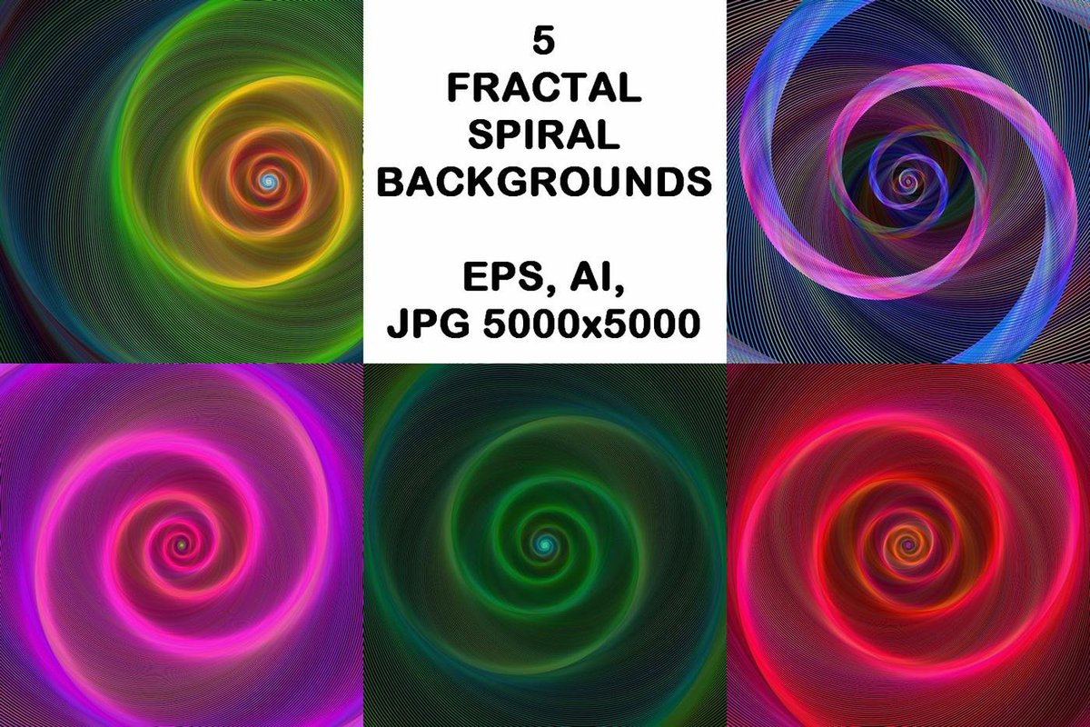 DavidZydd's tweet image. 5 Fractal Spiral Backgrounds #spiral #ColorDesign #ColorGraphic #color #design #helix #art #GraphicDesign #digital #swirl #graphics #abstract #behance #vortex #background #fractal behance.net/gallery/853949…
