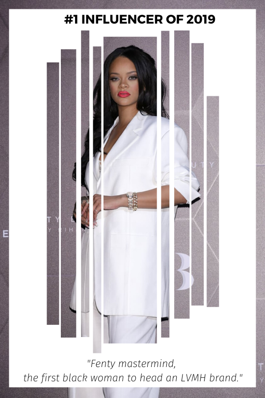 TeamOfRihanna's tweet photo. Vanity Fair has named Rihanna as the biggest influencer of 2019 'who redefined the relationship between consumers and brands'. 👑 https://t.co/4OGnitXvdb