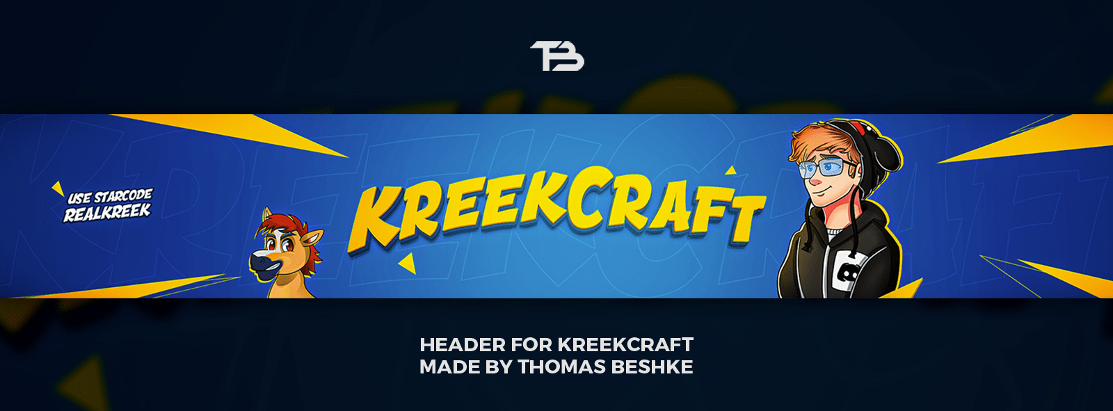 Thomas On Twitter Banner For Kreekcraft And Appreciated