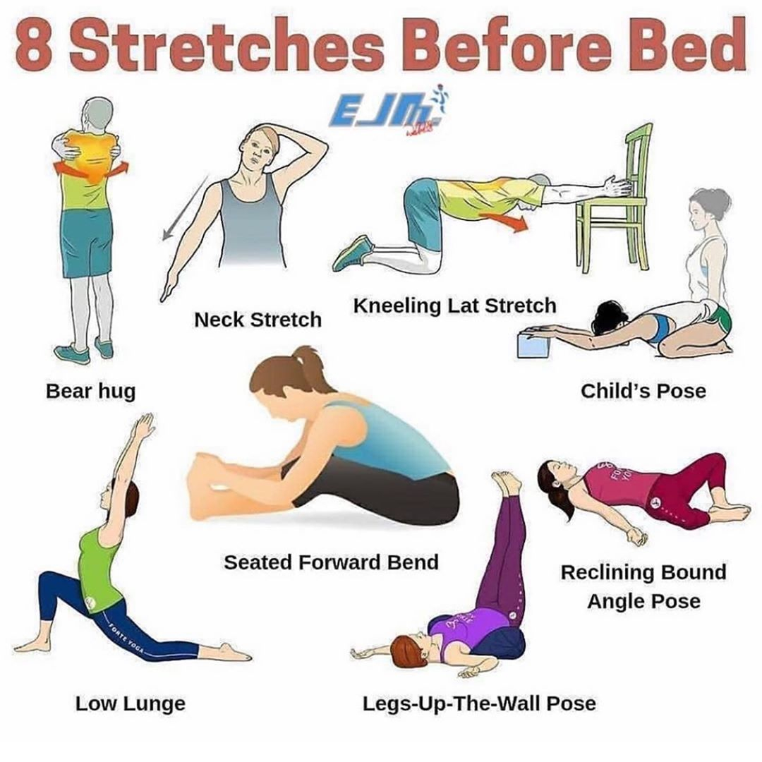 Its weekend and @howtopracticeyoga is encouraging us to do some stretching 

Hold each stretch for 15 to 30 seconds before your bedtime routine.

#yogateacher #yoga #stretch #health #yogatime #stress #relief