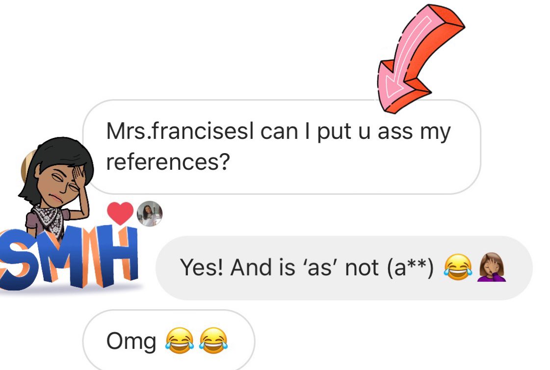 emilyfranESL's tweet photo. When you have to provide #ESL lessons to #ELs even through social media! ๐คฆ๐ฝโโ๏ธ๐คฃ SMH #ReadBeforeYouSend https://t.co/oxwCc9sHhM