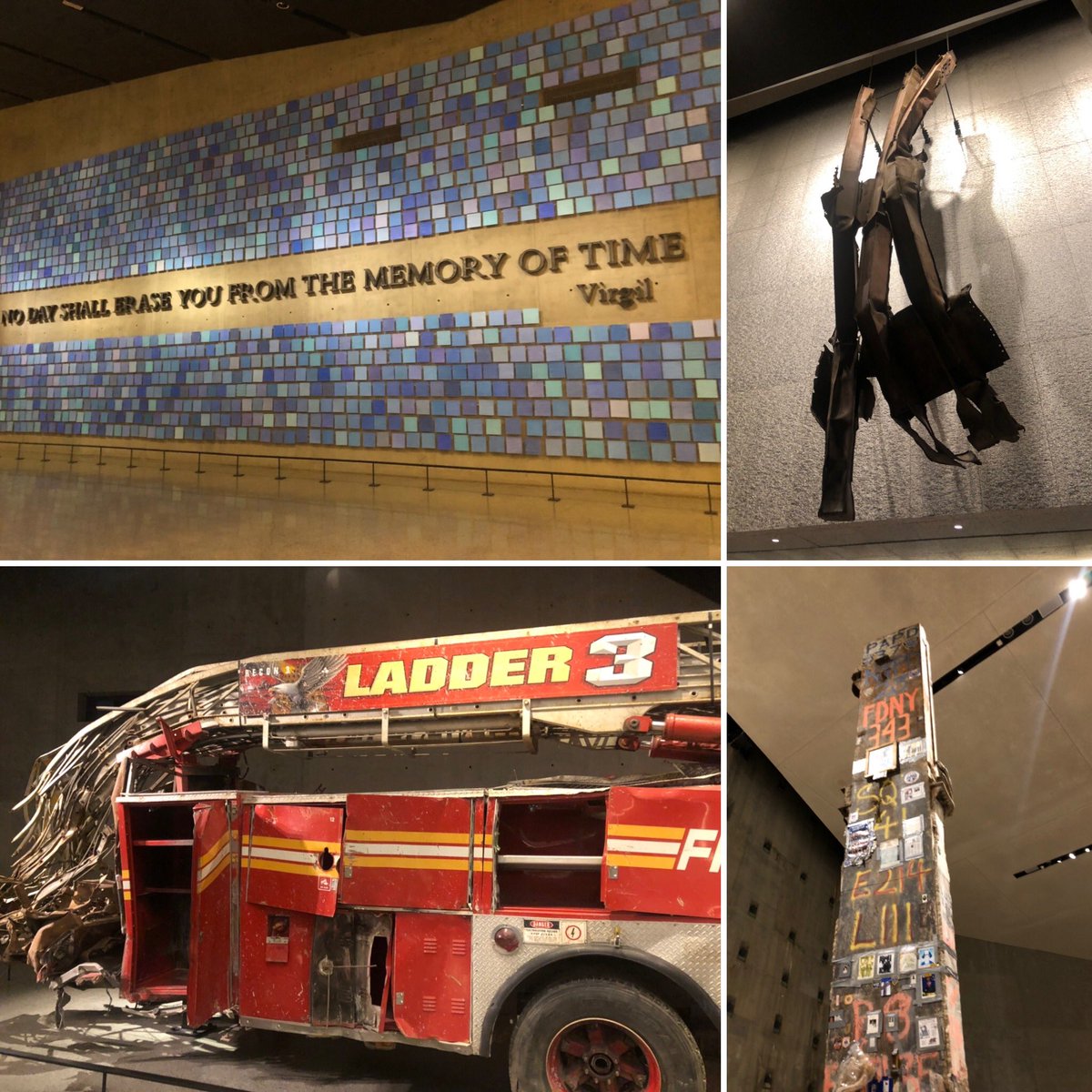Words can’t describe the experience of visiting the @Sept11Memorial! So well done...educational, moving, respectful! The volunteers are knowledgeable and helpful! Spent almost 4 hours touring and I will be back again. #911Museum #NeverForget