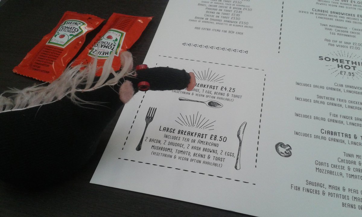 FuryVaark's tweet photo. Well, after all that, we were a bit peckish, so the cafe was a welcome stop! https://t.co/EaTDiD0539