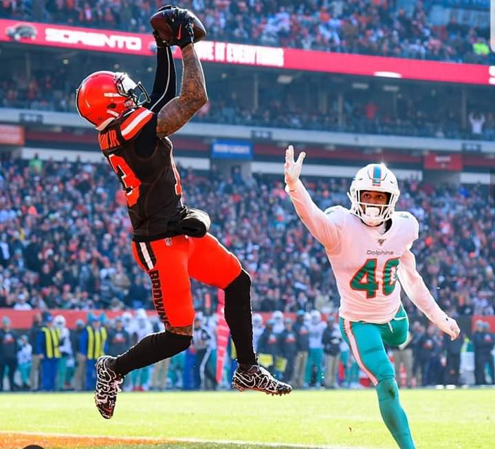 Hope he plays the rest of his career here. I can get use to this! #dawgcheck #Browns