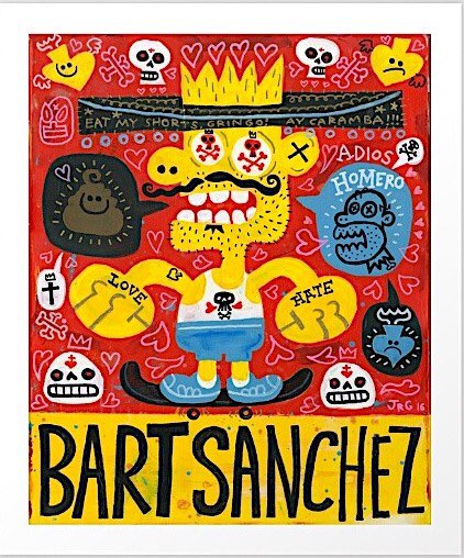 mexopolis's tweet image. DesignerCon interaction.

Girl: Love the paintings. I’m a model &amp;amp; influencer with 150k followers on IG.

Me: Ok.

Girl: Let me have that “Bart Sanchez” painting and I will promote the hell out of the artist.

Me: Sorry not interested.

Girl: You’re loss once the artist finds out.