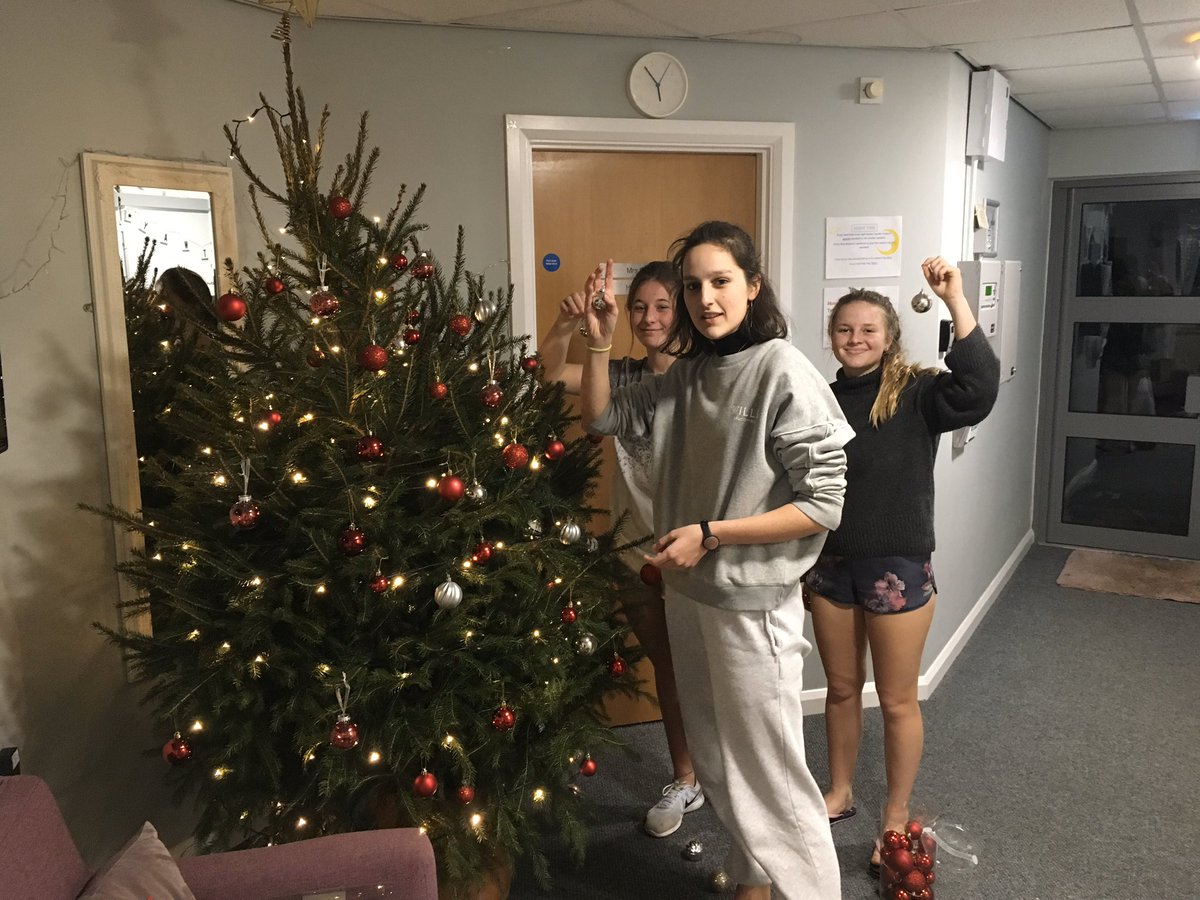 portwayhouse's tweet photo. Another busy weekend - a tree to decorate, snacks to enjoy and games to play! #almostthere #tiredgirls https://t.co/EWI9SzATBK