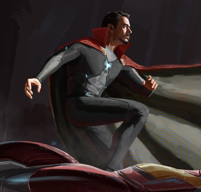 De acordo com o Ilustrador John Staub, em Guerra Infinita, Tony Stark coloc...