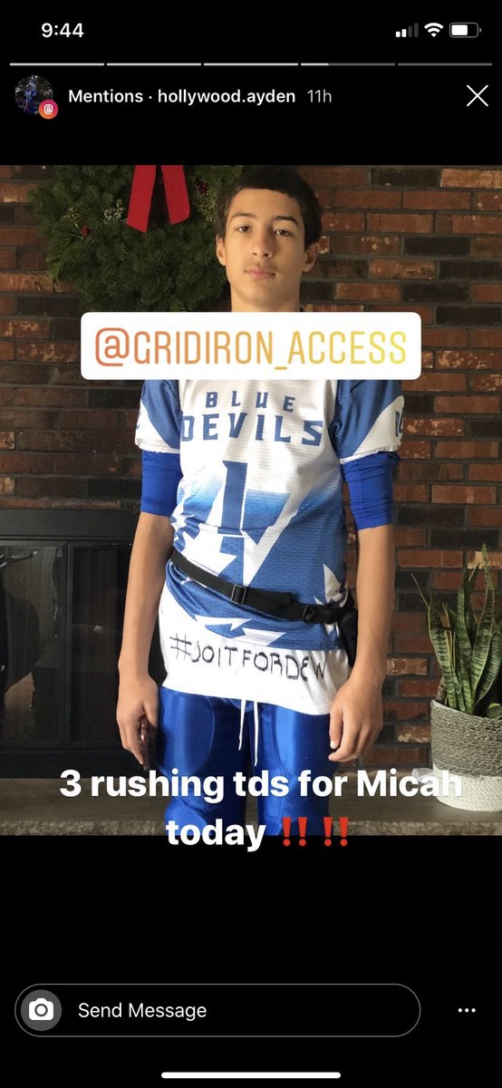 _GridironAccess's tweet photo. The youth has spoken !!!!!! Thank you jersey let’s keep getting the message out there sending Micah and his family love !!! #Doitfordew https://t.co/xM0C50Ud2t
