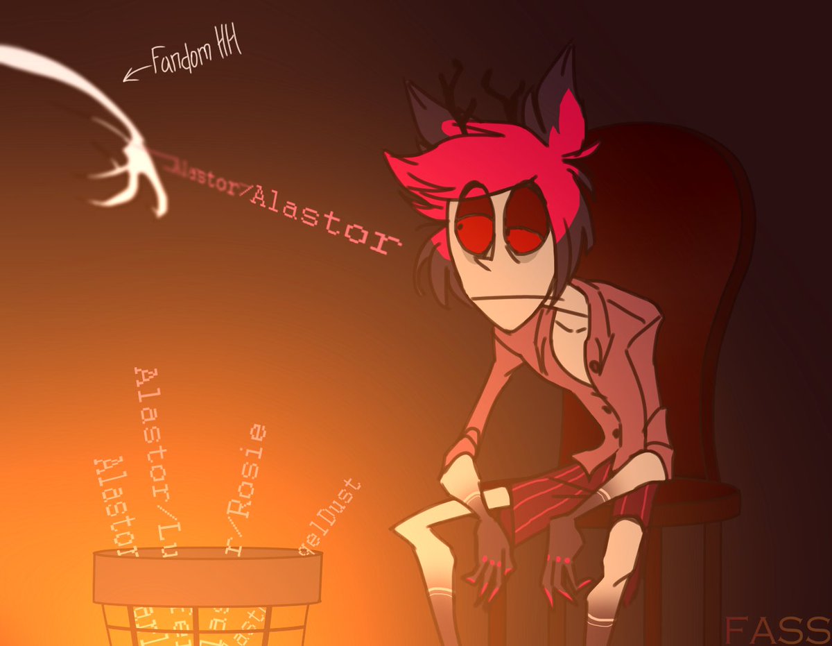 FASS_ART's tweet image. 🌚👍 #FASS_Art #FASS_Fan_Art #Hazbin_Hotel #HazbinHotel #Alastor #Vivziepop