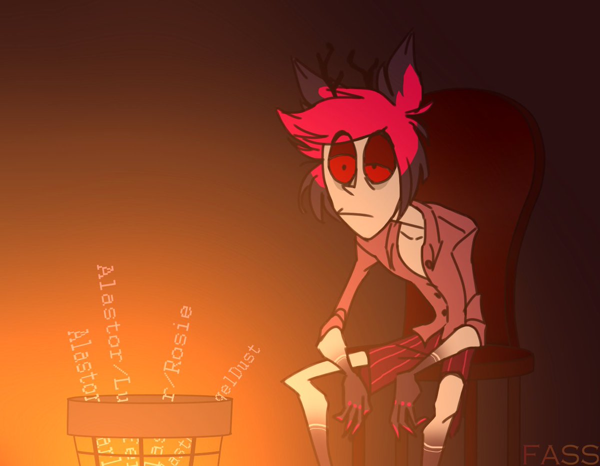 FASS_ART's tweet image. 🌚👍 #FASS_Art #FASS_Fan_Art #Hazbin_Hotel #HazbinHotel #Alastor #Vivziepop