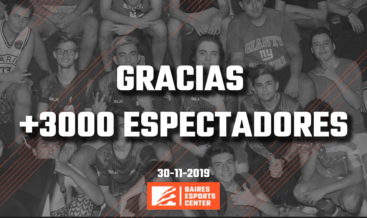 Espectadores, hinchas, influencers... Este post va dedicado a todos ustedes por haber estado en Baires Esports Center durante este magnífico año. ¡En este mes, podemos decir que más de 3000 personas estuvieron alentando desde las tribunas! ¡GRACIAS! 🏟️🇦🇷💪

🗓️30-11-2019