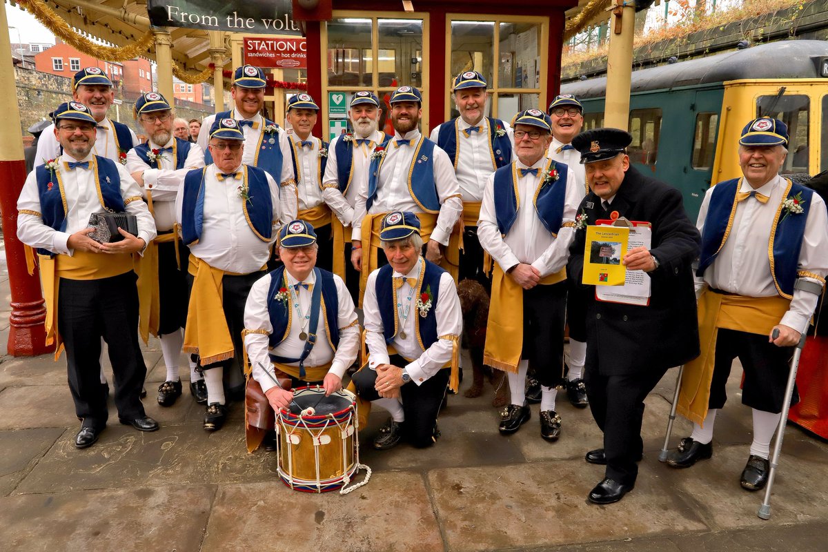 Lancashire Day was celebrated at the East Lancashire Railway with over 8 different Morris and Clog dancing groups performing over the two days.