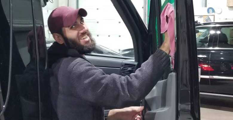 BrentwoodLivery's tweet photo. "Thank you Danny for helping Brentwoods fleet to look, feel and smell clean so our clients can Look, Feel and be Unforgettable." https://t.co/dpT6p4FqrD #DetailingTeam #UnforgettableLife #TeamPlayeroftheMonth https://t.co/KhITqUyIXF
