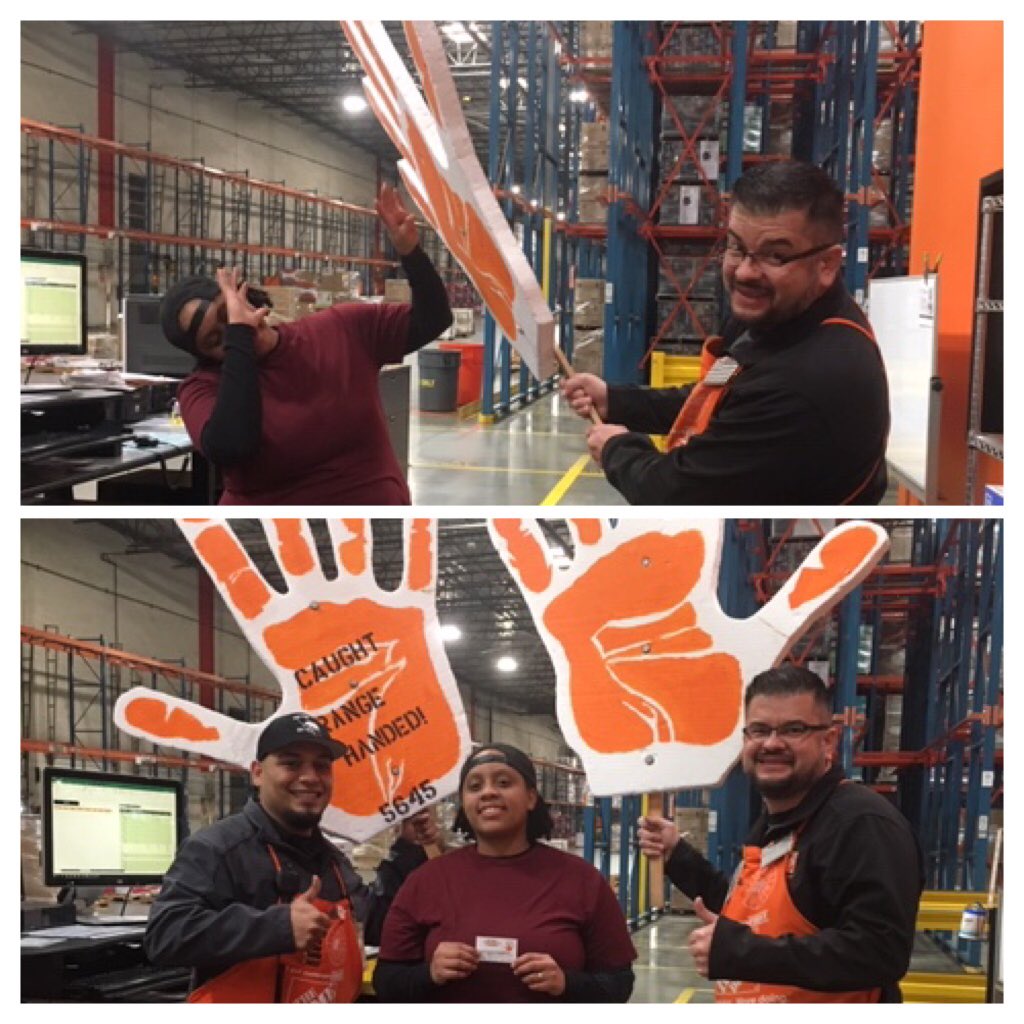 Chris_ChaviraTHD (@chavirathd) on Twitter photo Delivered the Orange hand ‘pow pow’ to Nikki for not knowing this months safety topic. She redeemed herself by properly powering down her equipment and having her forks safely to the floor. Good Job Nikki! #SafetyWalk <a href="/MiraLomaSDC/">Mira Loma SDC #5645</a> <a href="/JTPITMAN/">Todd Pitman</a> Delivered the Orange hand ‘pow pow’ to Nikki for not knowing this months safety topic. She redeemed herself by properly powering down her equipment and having her forks safely to the floor. Good Job Nikki! #SafetyWalk <a href="/MiraLomaSDC/">Mira Loma SDC #5645</a> <a href="/JTPITMAN/">Todd Pitman</a>